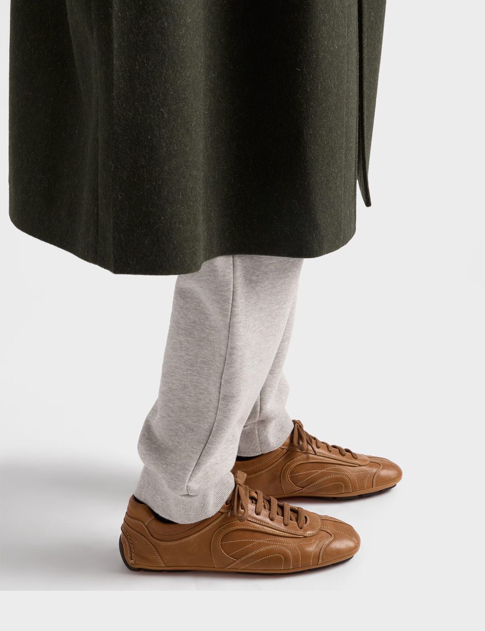 Prada Montecarlo antiqued nappa leather "Caramel"