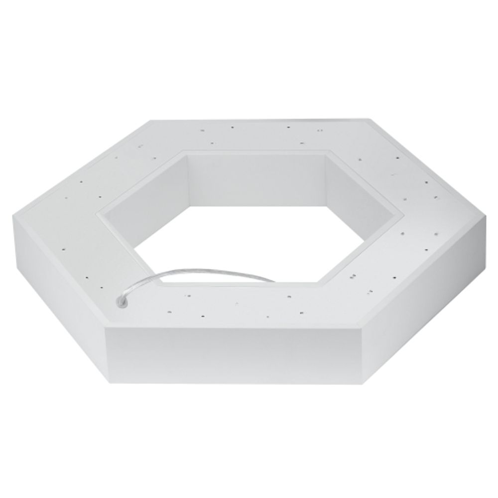 Светильник LED ЭРА Geometria SPO-124-W-40K-051 Hexagon 51Вт 4000К 4000Лм 800*800*80 белый подвесной драйвер внутри | Декоративные светильники Geometria