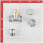 FAR FV 1400 34 клапан(вентиль) запорный прямой 3/4" НР(ш) х 3/4" ВР(г)