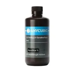 Фотография — Фотополимер Anycubic Basic, голубой (1 кг)