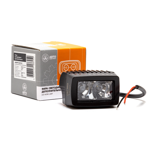 AE20RT-2LED-HC Фара светодиодная дополнительная, прямоугольная 75*61*48, направленный свет, 2 диода, крепление по центру, 20 Вт, 10-30 В