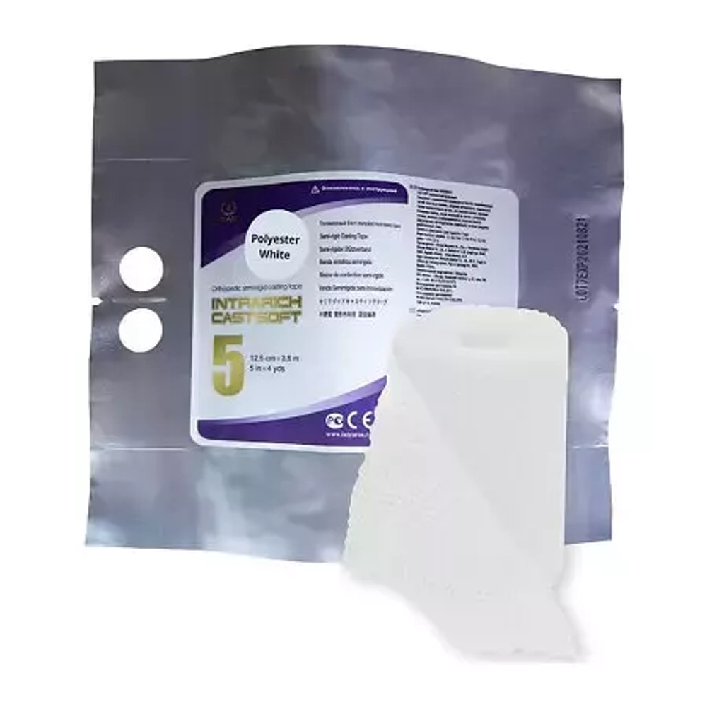Полимерный бинт INTRARICH CAST SOFT 12,5 см х 3.6м, белый (IR-SC0051)