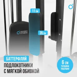 Многофункциональный силовой комплекс со встроенными весовыми стеками OXYGEN FITNESS LORRY