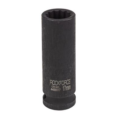 Головка ударная глубокая 17мм (12гр.), 1/2'' RockForce RF-4488517
