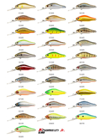 Воблер для рыбалки ZIPBAITS Khamsin Jr. DR, 50мм, 4.2гр., заглубление 1.0-1.5м., цвет 537R, суспендер
