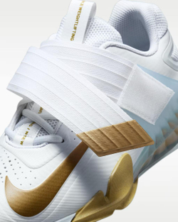Штангетки мужские Nike Savaleos (Бело-Золотые)