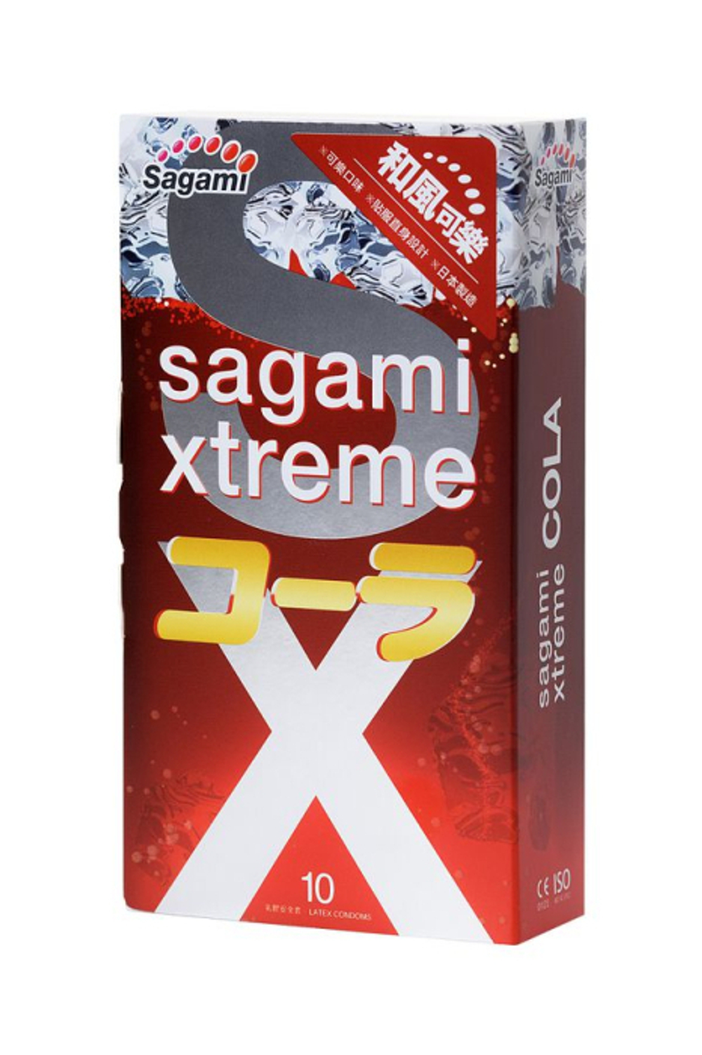 SAGAMI Xtreme Cola 10шт. Презервативы с ароматом колы, латекс 0,04 мм