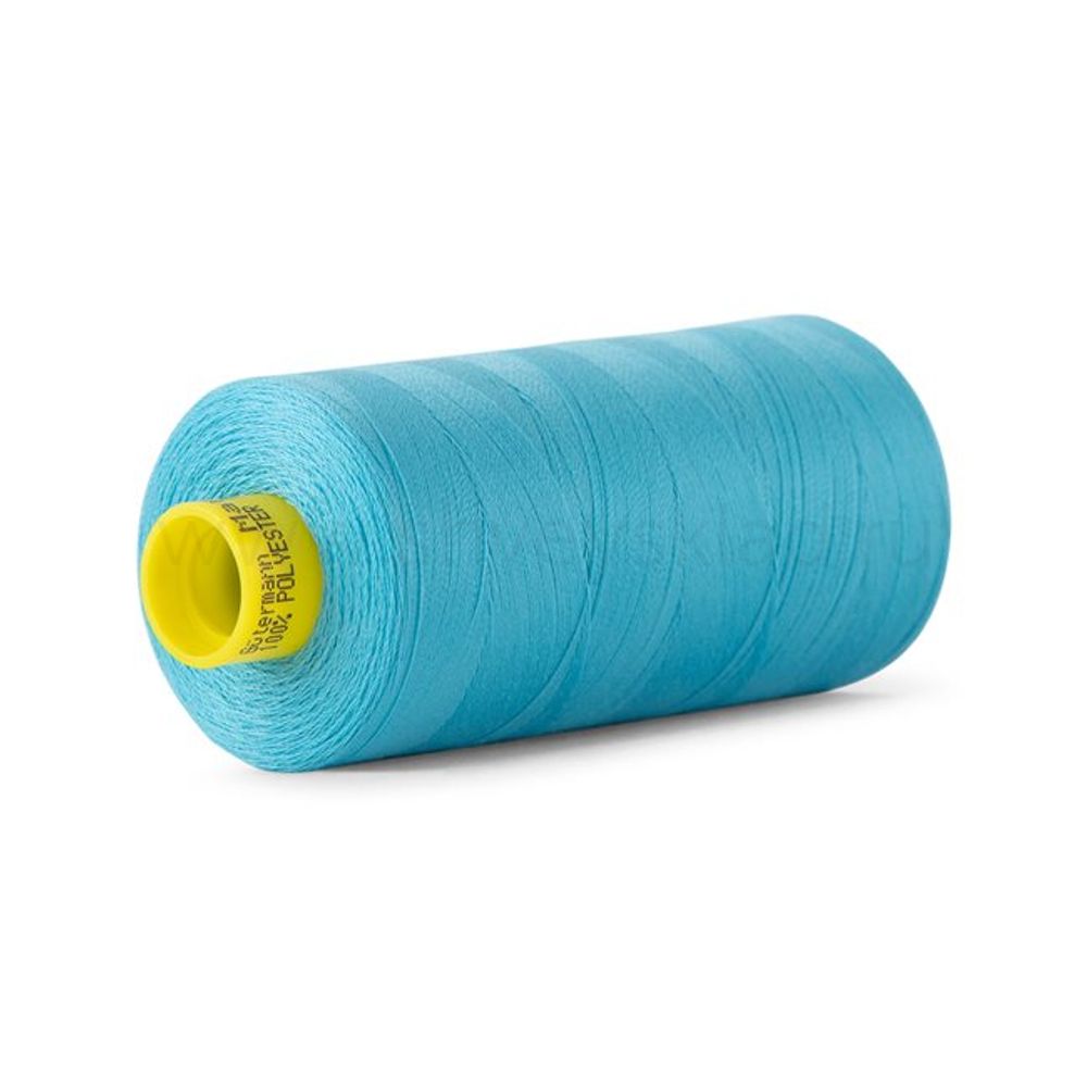 Нитка Gutermann Mara 120 (1000 метров), 1 кат., универсальная | 5396 неоновый голубой