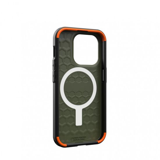 Чехол с поддержкой MAGSAFE Uag Civilian для iPhone 15 Pro 6.1", цвет оливковый (Olive Drab)