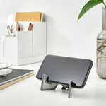 Подставка складная для телефона/планшета YUPPIENALLE IKEA, серая, 8x4 см
