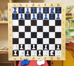 Игровая магнитная панель Шахматы и шашки