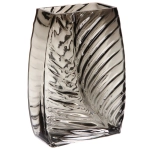 Ваза стеклянная «GREY GLASS» 15*21*6см