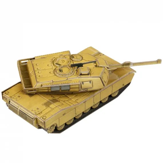Конструктор из картона. Тяжелый танк M1A2 ABRAMS. Сборная модель