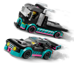 Конструктор Лего Сити Гоночный автомобиль и автовоз | LEGO City Race Car and Car Carrier Truck 60406 — 328 деталей (6+)