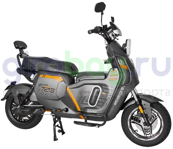Электроскутер WENBOX U7 2000W (60V/52Ah) - Серый, АКБ LiFePO4 фото №3
