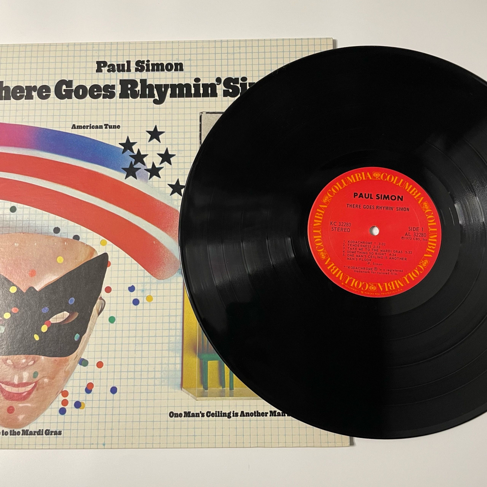 Винтажная виниловая пластинка LP Paul Simon, There Goes Rhymin Simon (США 1973)