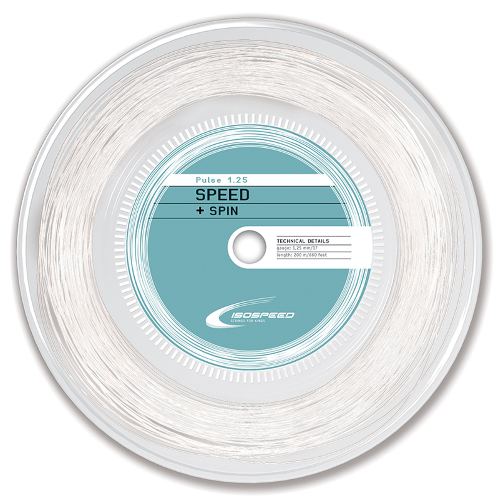 Теннисные струны Iso-Speed Pulse (200 m) - белый