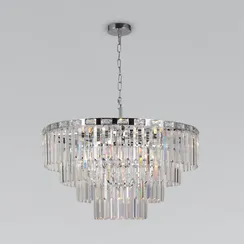 Подвесная люстра Elegante 10130/10 хром Eurosvet