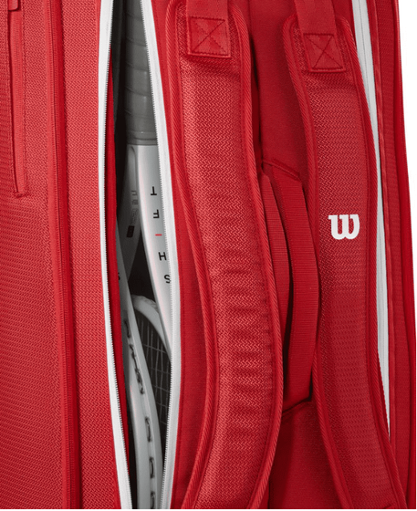 Сумка теннисная Wilson Super Tour Red 6 Pack