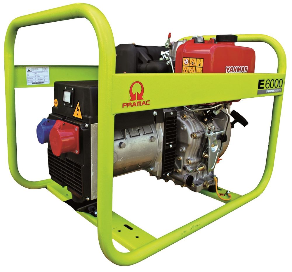 Дизельный генератор Pramac E6000 3 фазы Дизельный генератор Pramac E6000 3 фазы