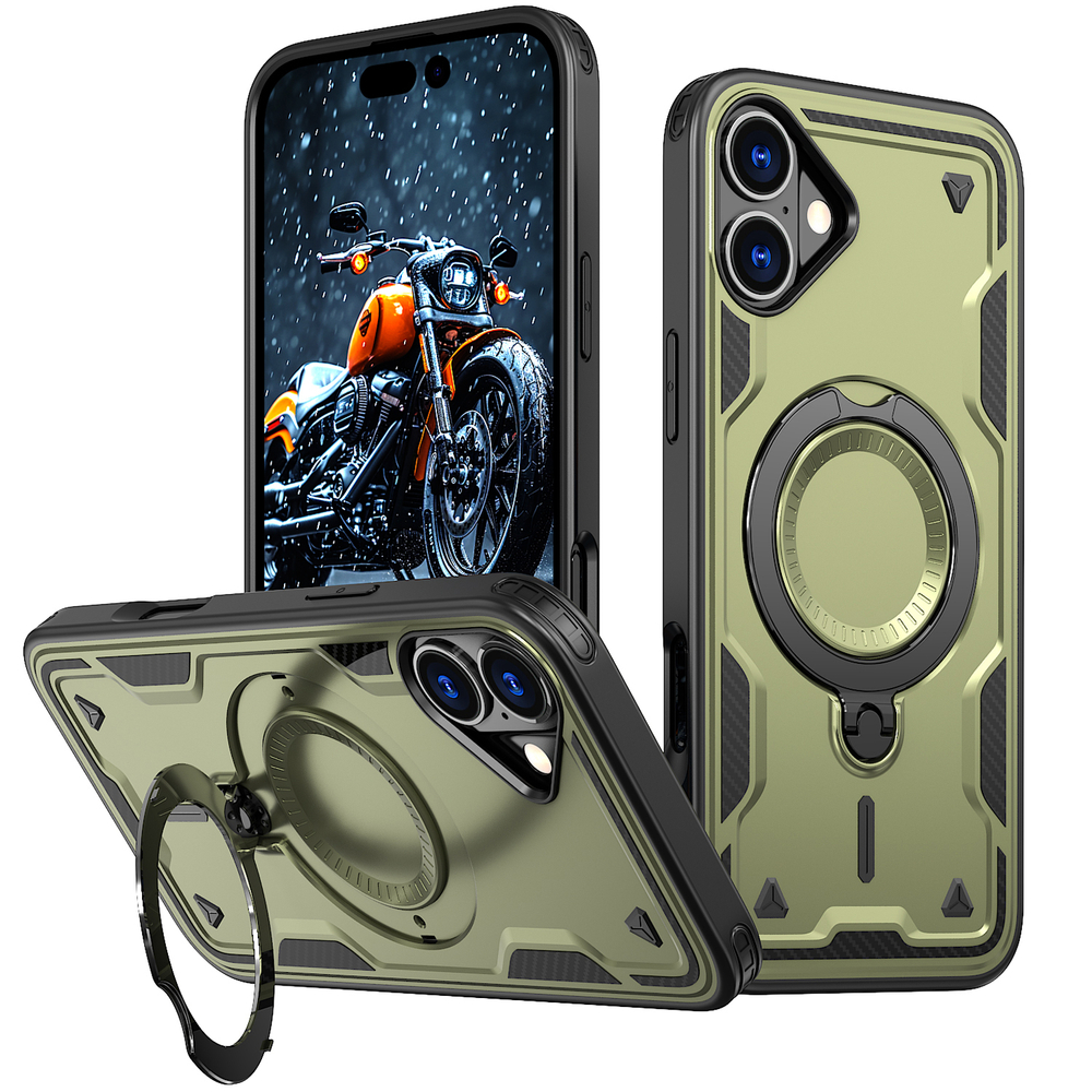 Чехол Magneto Case с кольцом для iPhone 16 Plus