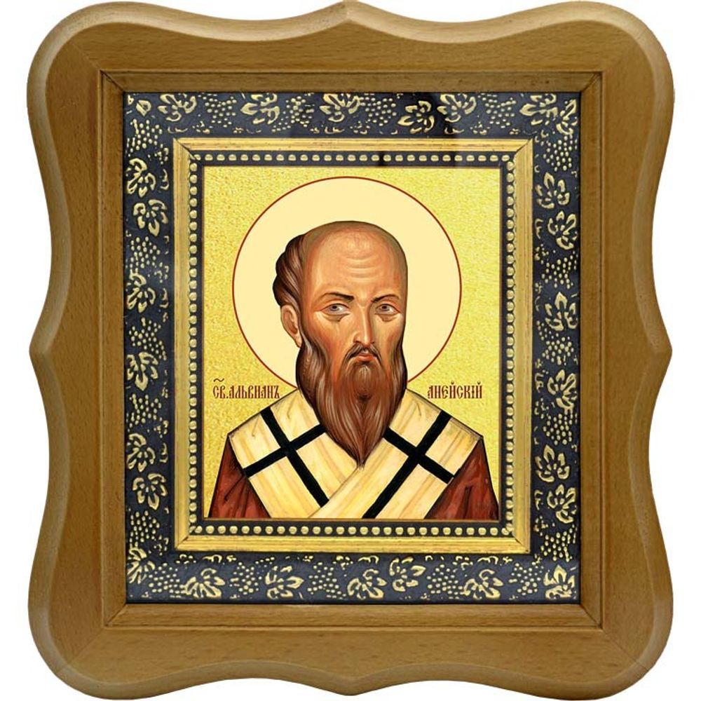 Альвиан Анейский Священномученик. Икона на холсте.