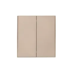 Выключатель двухклавишный KRANZ Miele Strong Шелк KR-78-0706-8