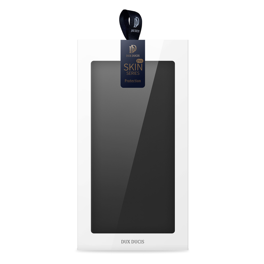 Чехол книжка из PU кожи черного цвета от Dux Ducis для Realme 13 Pro и 13 Pro+, серия Skin Pro Series Case