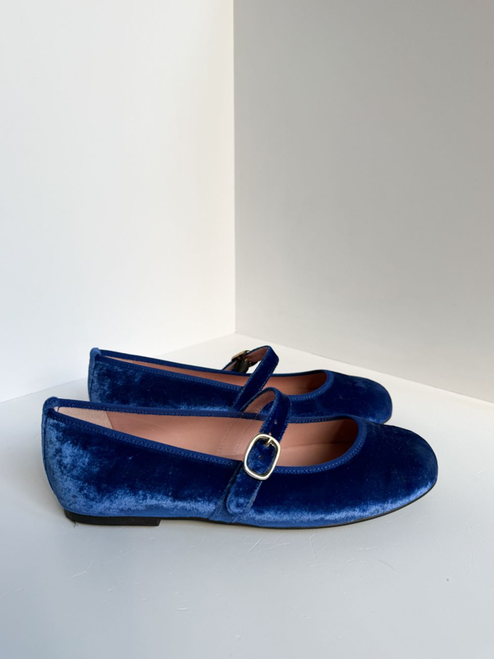 Бархатные туфли-балетки Pretty Ballerinas, 36