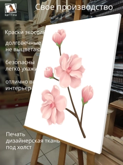 Картина на стену "Вишня" 50х70см 1шт.