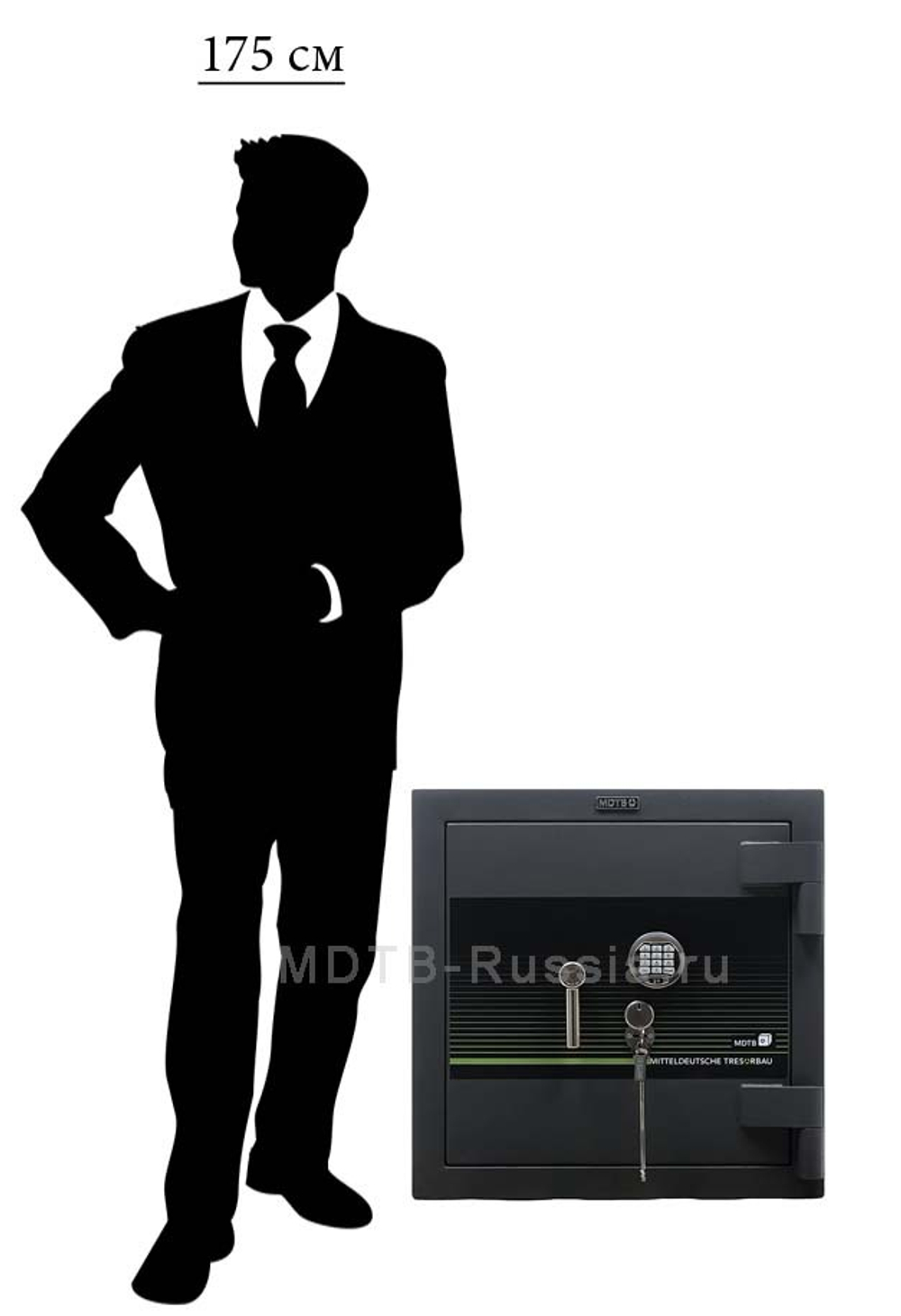 Burglar-proof safe MDTB BURGAS 67 EK