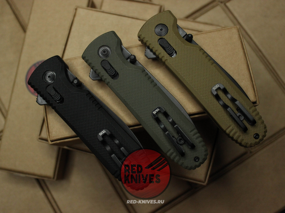 Складной нож SOG Pentagon MK3 - черная рукоять