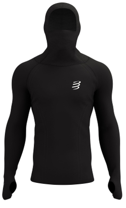Компрессионка  Compressport 3D Thermo Ultralight Racing Hoodie - черный