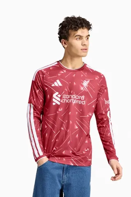 Футболка с длинными рукавами adidas Liverpool FC 26/27 Home - красный