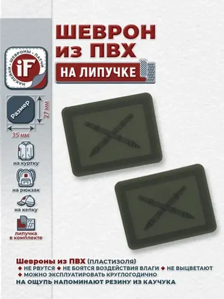 Шеврон Петлицы Ракетные войска и артиллерия МО РФ полевой