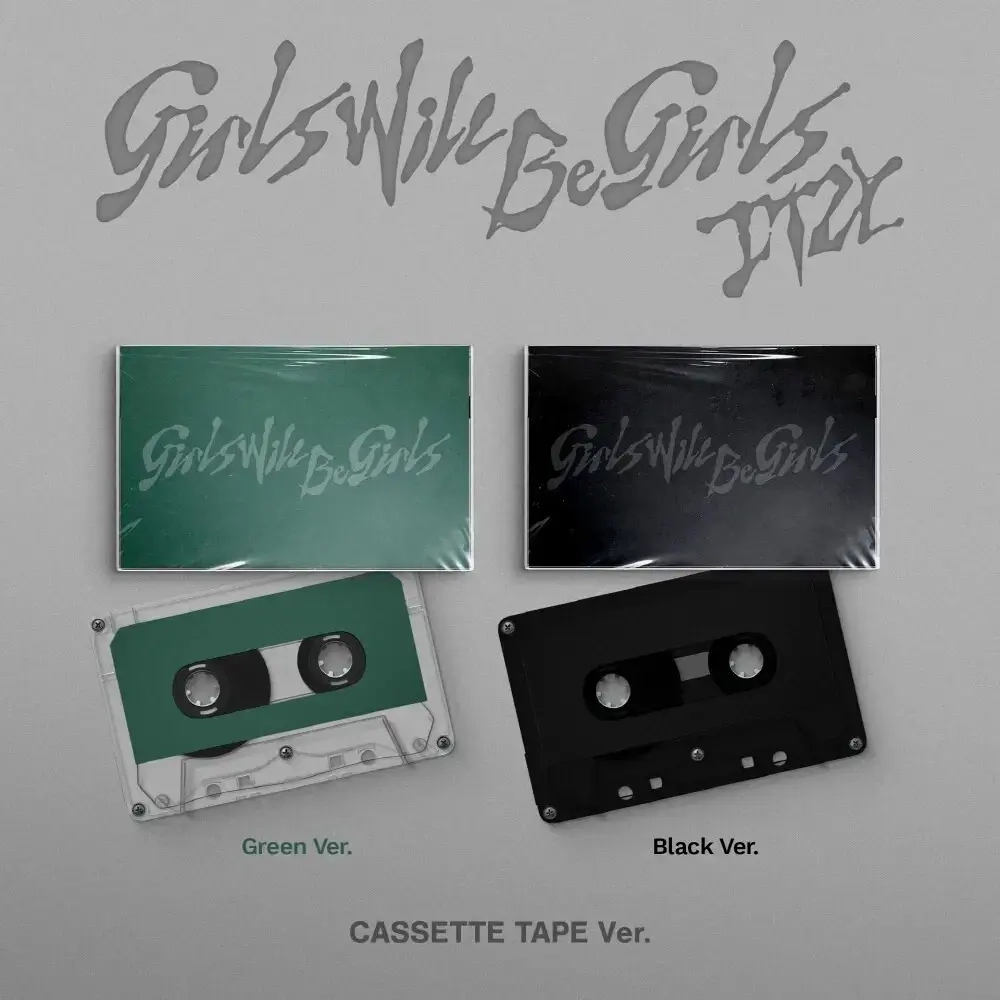 Альбом ITZY - Girls Will Be Girls [Cassette Tape ver.] (Green ver.)