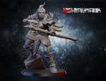 Grand Alliance Chaos Everchosen and Slaves to Darkness Chaos Marauder Мародёр девушка с топором миниатюра для dnd, днд, pathfinder, фентези, Настольная игра, НРИ, Варгейм, РПГ
