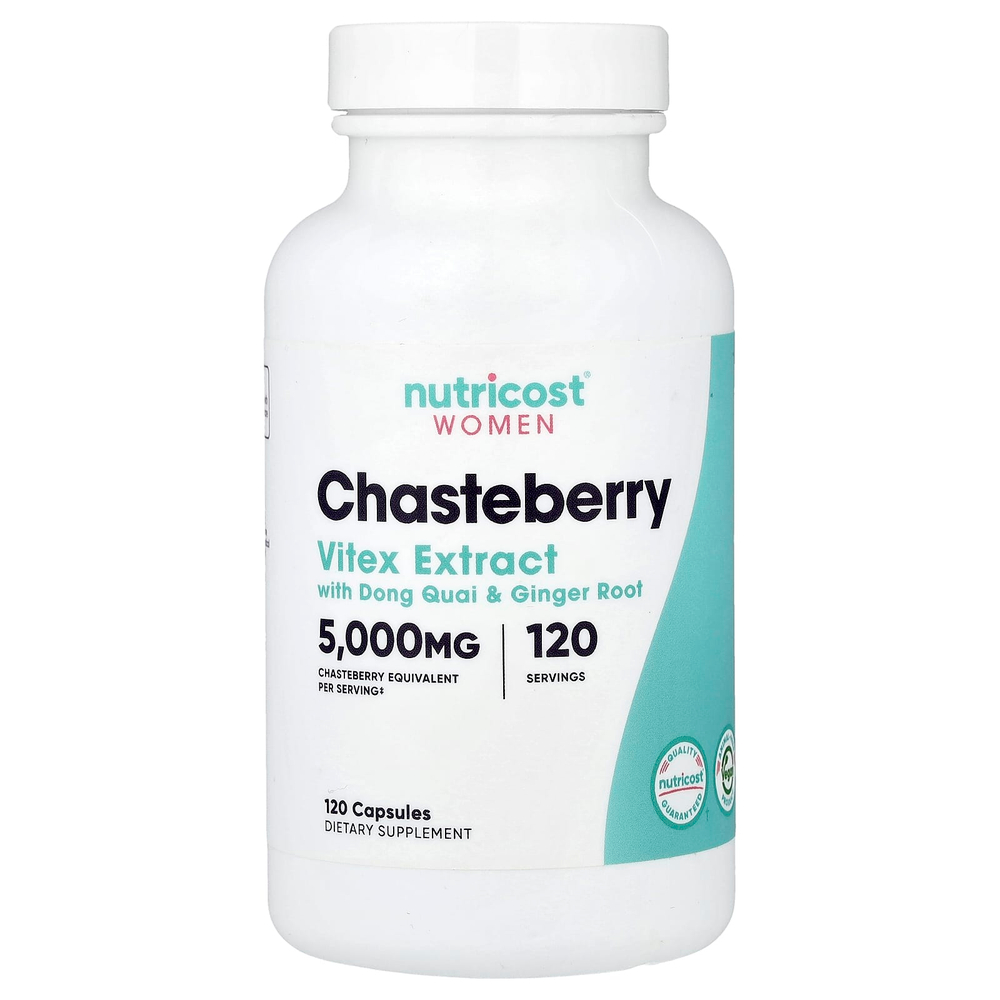Nutricost, Women, витекс священный с дудником китайским и корнем имбиря для женщин, 120 капсул