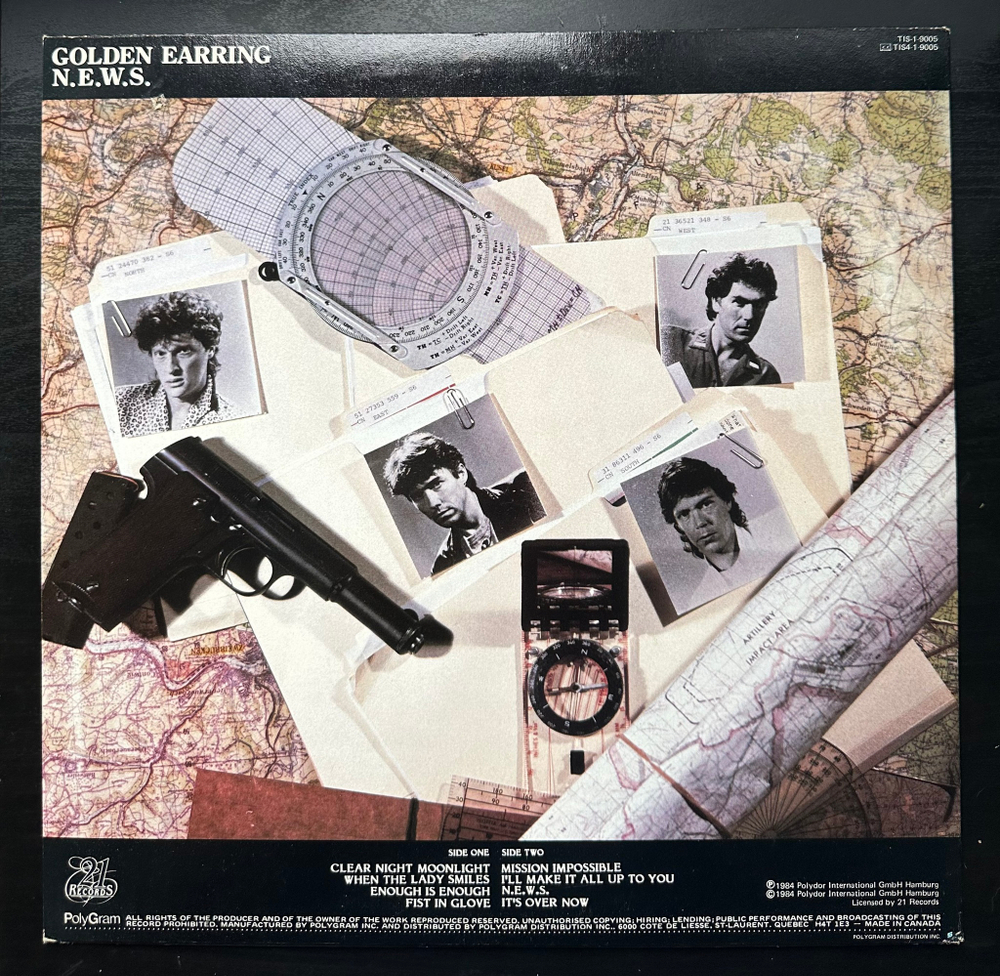 Golden Earring - N.E.W.S. (Канада 1984г.)