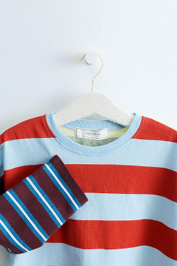 ZARA TIMELESS — ФУТБОЛКА В ПОЛОСКУ COLORBLOCK, РАЗНОЦВЕТНЫЙ