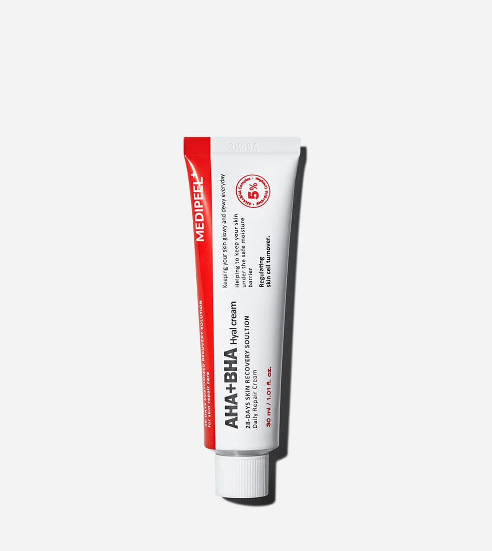 Обновляющий крем с комплексом кислот Medi-Peel AHA BHA 28 Days Hyal Cream 30 мл.