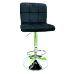 Стул барный DOBRIN LM-5019 CHINA DOMINIC, велюр/металл, газлифт