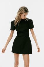 МИНИ-ПЛАТЬЕ СО СКЛАДКАМИ — ZARA