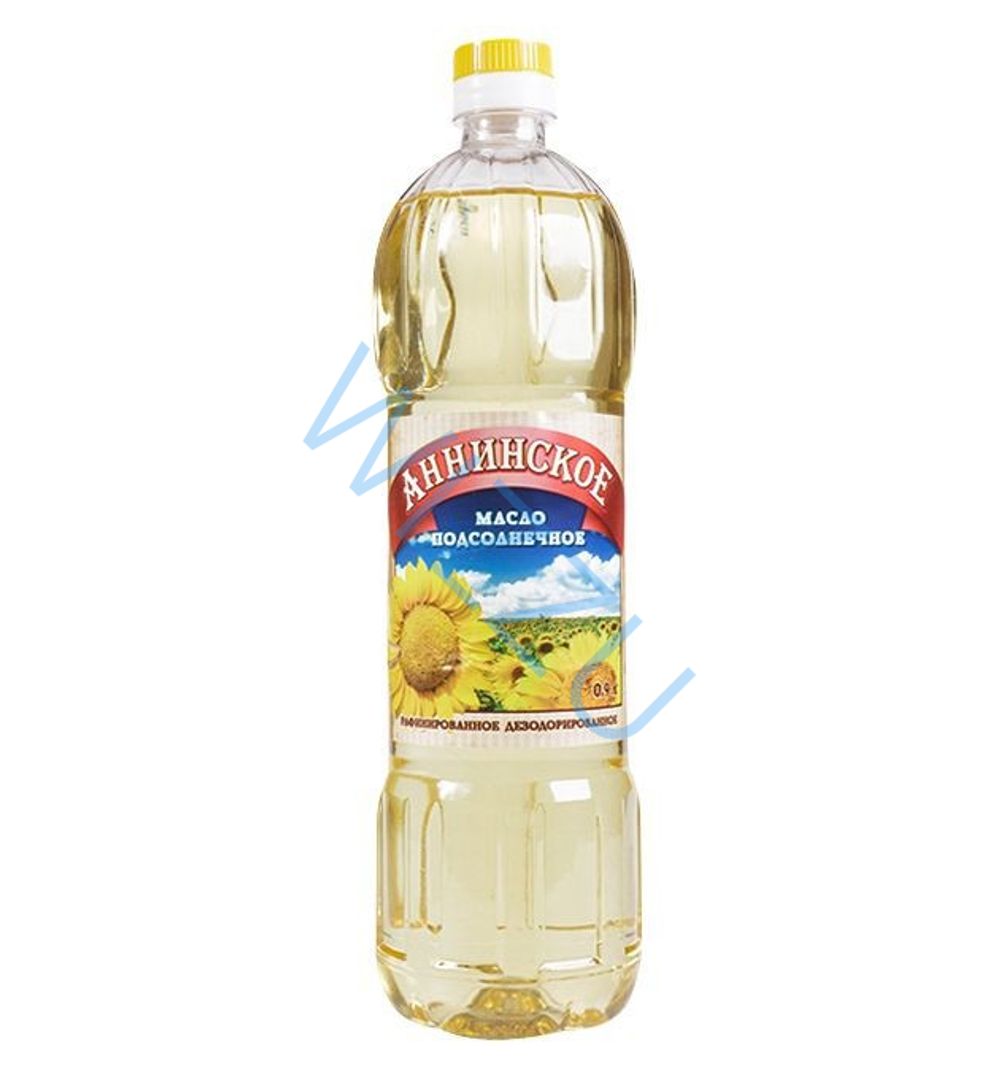 Масло подсолнечное Аннинское 0,9л