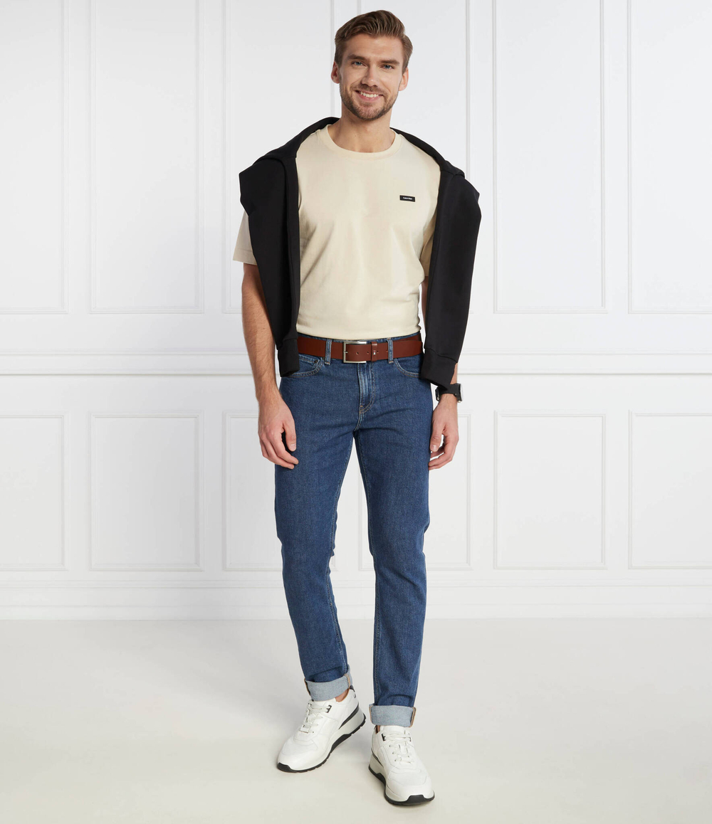 Джинсы SLIM FIT MID BLUE Calvin Klein - голубой(K10K110708)