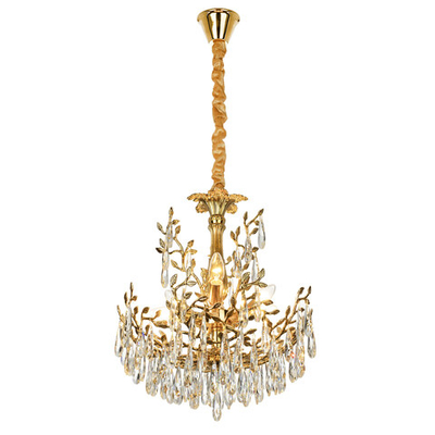 Citilux RITZ CL310062 Люстра хрустальная подвесная Золото