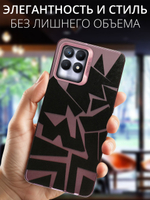 Дизайнерский чехол из пластика для REALME 8i и NARZO 50 с усиленной защитой камеры и глянцем