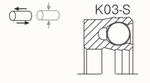 Уплотнение поршня AK03-S Aksios из PTFE