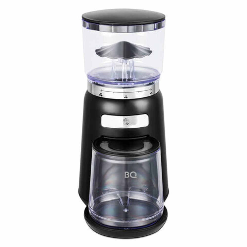 Кофемолка BQ (БИ-КЬЮ) CG2001, мощность 120 Вт, вместимость 210 г, 20 степеней помола, черная, 86199010