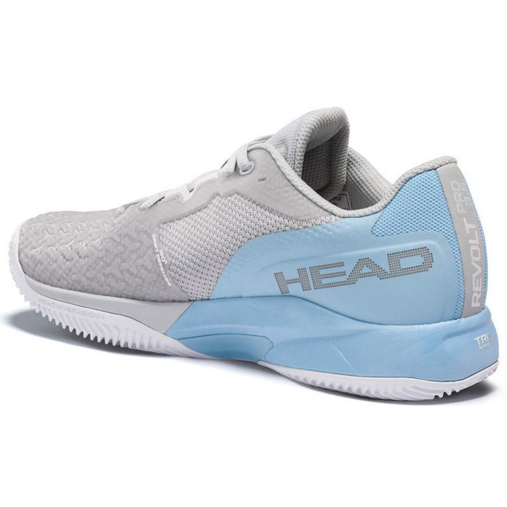 Женские Кроссовки теннисные Head Revolt Pro 3.5 Clay Women - gray/light blue